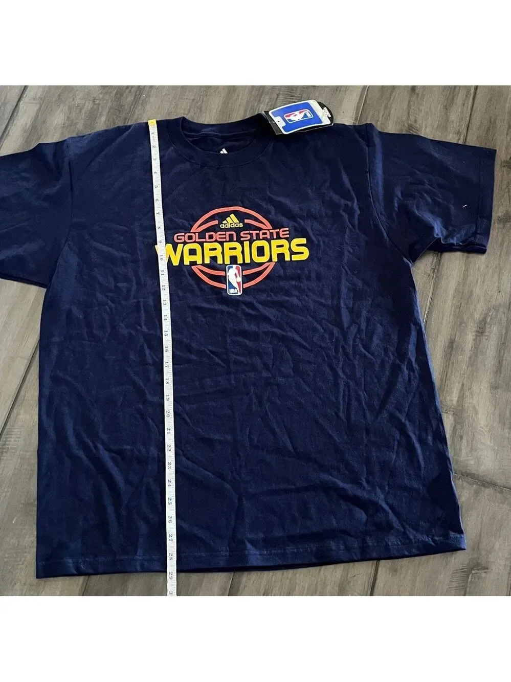 Adidas Golden State Warriors Tee - Size Large